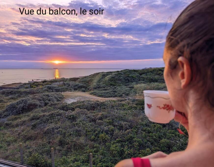 Duplex Au Calme Avec Vue Sur Les Dunes Et La Mer Ambleteuse Ngoại thất bức ảnh